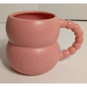 Pink Brown Aesthetic Nature Ceramic Mug Coffee/Tea/Hot Coco Mug Cottagecore
